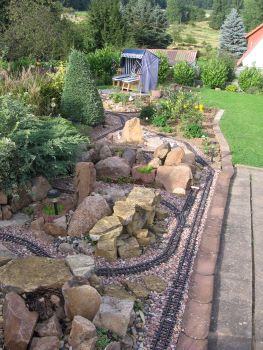 Die "große" (Garten) Bahn - Erweiterung 2008