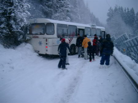 Probleme mit dem Skibus